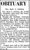 Ruth Crowl Gallatin Obituary Ruth Crowl Gallatin Obituary