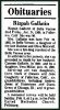 Rizpah Maxwell Gallatin Obit Rizpah Maxwell Gallatin Obit