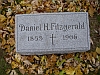 Daniel H. Fitzgerald Headstone Daniel H. Fitzgerald Headstone